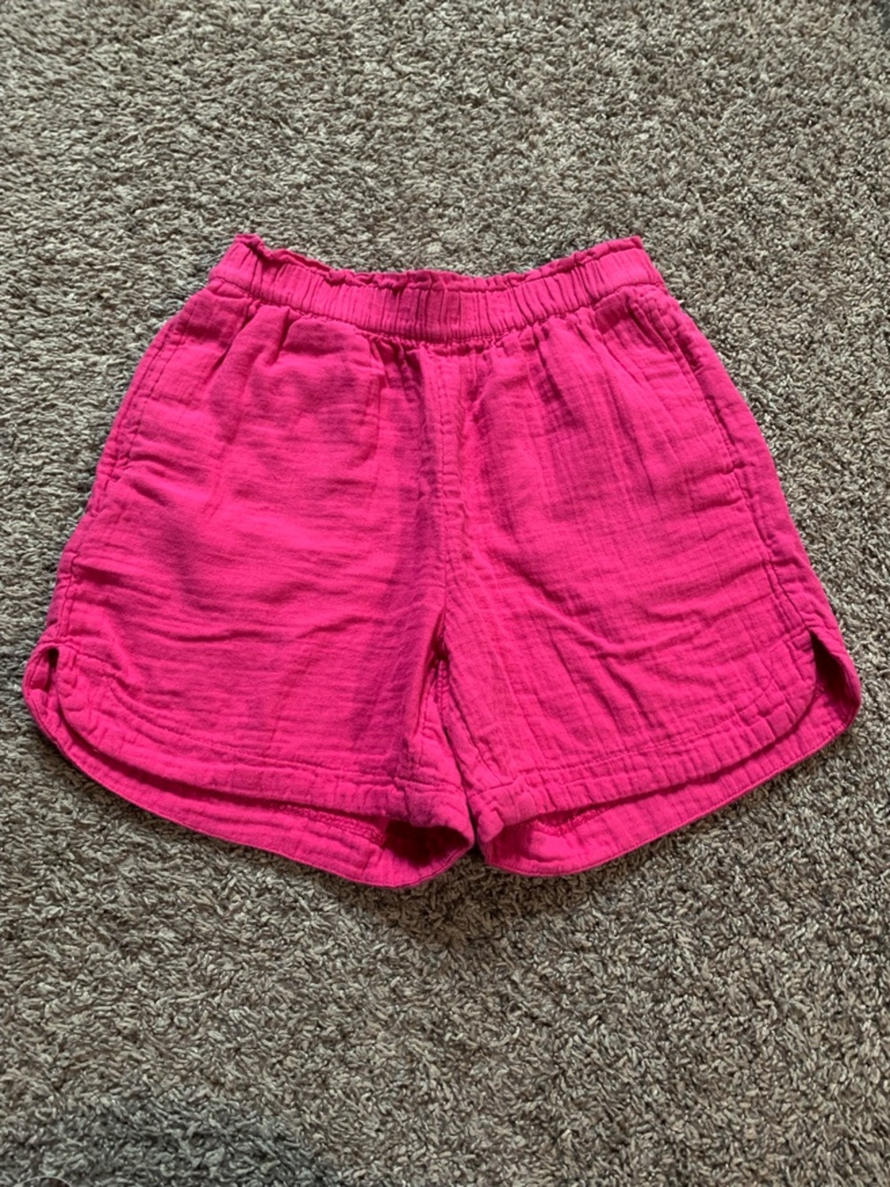 Old Navy Gauze Cotton Pink Shorts